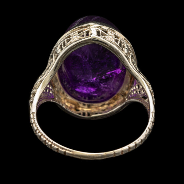 Vintage14kw Amethyst Ring